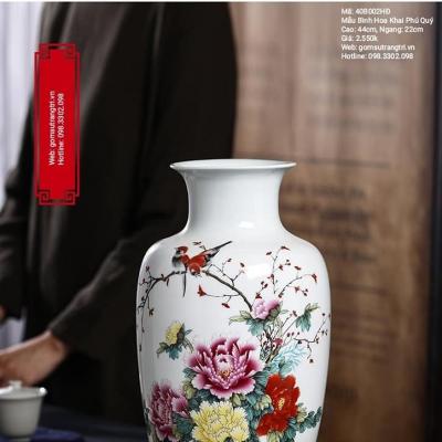 MẪU BÌNH HOA KHAI PHÚ QUÝ